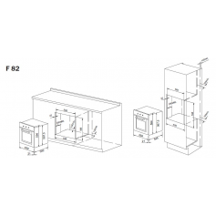 Духовой шкаф Pyramida F 82 IVORY в Запорожье Духовой шкаф Pyramida F 82 IVORY в Запорожье